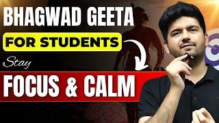 How to stay focused & stress free ? Best Bhagwat Geeta Lesson for Students @BhajanMarg