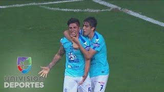 Víctor Guzmán anota el gol del título para Pachuca