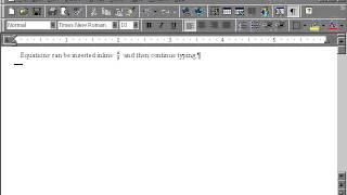 Creating, numbering and cross referencing equations with Microsoft Word-  Video 2: Creating