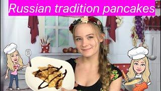 Russian traditional pancakes (recipe)