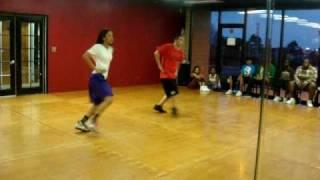 Tiana Hester & Justin Deanda Dancing To "Crazy Remix"