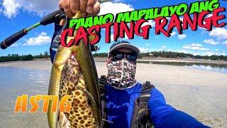 TUTORIAL KUNG PAANO MAPALAYO ANG CASTING RANGE GAMIT ANG SPINNING REEL | HOW TO CAST SPINNING REEL