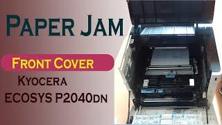 How to fix paper jam front cover Kyocera ECOSYS P2040dn Printer |NAMONET.