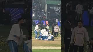 White jackets wearing of indian team for champion trophy | Winning celebration of team india