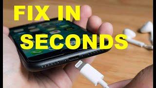 Fix loose iPhone charger port QUICK FIX with just a rubber band and twisty tie!