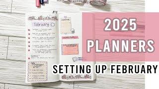 2025 Planners and Journals | Setting Up February Goals