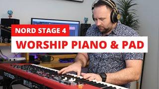 Nord Stage 4 - Modern Piano and Synth Pad - Worship Jam Session