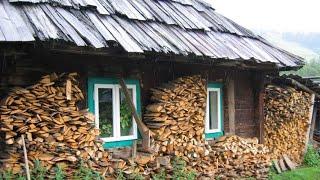 Life in a mountain village, baking bread with mushrooms. The cheapest bread in the world.