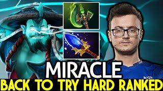 MIRACLE [Storm Spirit] Back to Try Hard Ranked No Mercy 28 Kills Dota 2