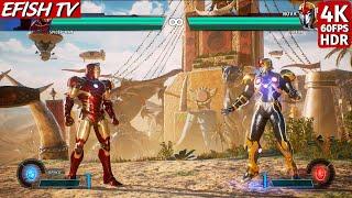 Iron Man & Spider-Man vs Nova & Ultron (Hardest AI) - Marvel vs Capcom: Infinite