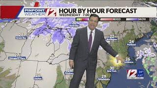 WPRI 12 Weather Forecast 12/3/24  Quick Flurry This Evening, Cold