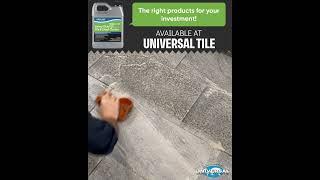 Product In Use: Aqua Mix Heavy-Duty Tile & Grout Cleaner