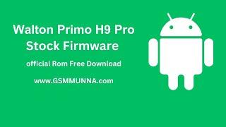 Walton Primo H9 Pro Fastboot only fixed  EMMC Repair Consumed 90%  Free Download