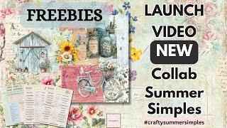 SUMMER SIMPLES COLLABORATION LAUNCH VIDEO #craftysummersimples