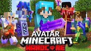 100 Players Simulate AVATAR Battle Royale in Minecraft!