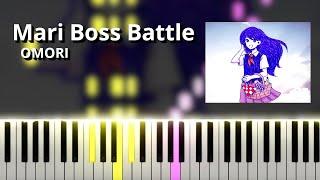 Mari Boss Battle - OMORI OST (Piano Tutorial)