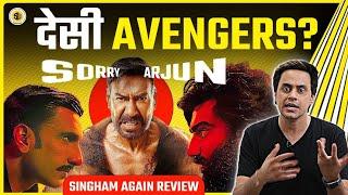 Singham Again Review: Desi Avengers | Ajay Devgn, Kareena, Akshay, Ranveer, Rohit Shetty | RJ Raunak