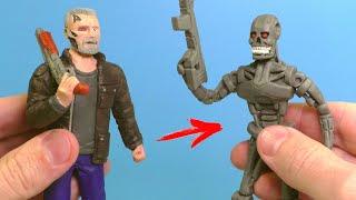 HOW TO MAKE Terminator T-800  with Clay | Mortal Kombat 11