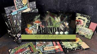 Make Beautiful Monthly Albums & Cards With Graphic45’s 'Life Is Abundant' Kits - DIY Tutorial