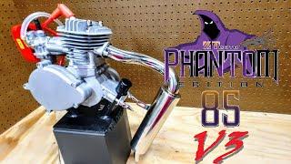 The upgraded Phantom 85 Version 3 by ZTMoto! Fastest engine kit yet? In-depth review and test ride!