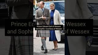 Hard working members of Royal family of Britain prince Edward and Sophie Contess of Wessex