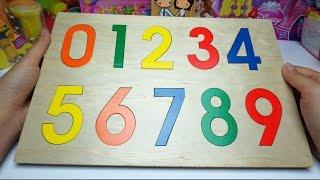 Learn Numbers for Children Wood Toy 123