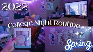 11PM COLLEGE NIGHT ROUTINE  *SPRING 2022* | Cameryn Grace