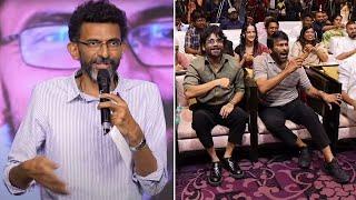Director Sekhar Kammula Speech, Chiranjeevi Reaction | Kuberaa Movie Success Meet | Manastars