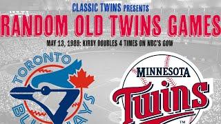 Random Games: Toronto Blue Jays at Minnesota Twins (05/13/1989)