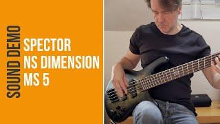 Spector NS Dimension MS 5 - Sound Demo (no talking)