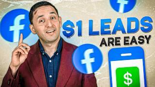 Facebook Ads Tutorial to get $1 $2 Real Estate Leads | Step by Step