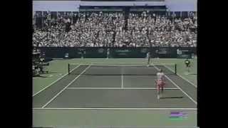 Chris Evert vs Mary Joe Fernandez 1989 Key Biscayne 2/3