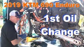 2019 KTM 690 Enduro R - First Oil Change at KTM Adventure Rally