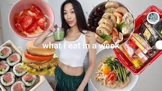 What i eat in a week  *simple recipes + realistic balanced meals + asian food*