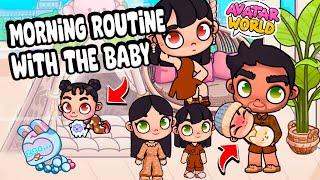 Morning Routine with the Baby| Pazu Avatar World Routines and Stories No Voice