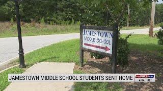 Students sent home due to air conditioning failures at Jamestown Middle School