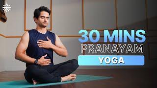 30 Mins Pranayama Yoga | Yoga At Home | Yoga For Beginners | Yoga Routine | @cult.official