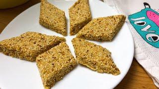 Sweet Sesame and Honey Snacks - Pasteli | Done in 5 Minutes