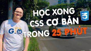 Học "xong" CSS trong 1 clip, code được cái web siêu đẹp