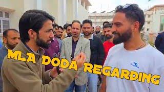 Exclusive interview with Mehraj Malik MLA Doda Regarding @Syedismail119k