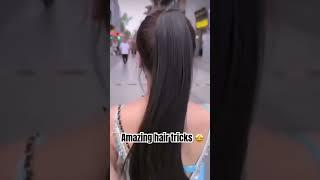 Amazing hair tricks  #amazing #hairtricks #hairstyle #hair #tricks #shortsviral #tutorial #ytviral