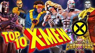 TOP 10 X-MEN ​!​ In Marvel Contest of Champions | X-MEN TOP 10 | BEST X-MEN ON MCOC | MCOC