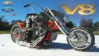 Absolutelyn Unique V8 Custom Bikes !