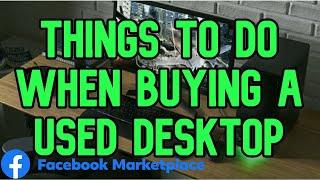 Things To check When Buying A Used Desktop #shorts​​ #short​​ #resell #computer