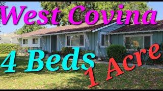 House with 1 ACRE for sale in West Covina Ca.