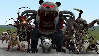 NEW ZOOCHOSIS MUTATED PANDA ANIMAL MONSTER In Garry's Mod!