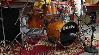 Yamaha Maple Custom Absolute Honey Amber Bop Drum Set