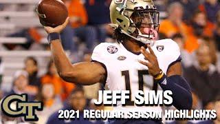 Jeff Sims 2021 Regular Season Highlights | Georgia Tech QB