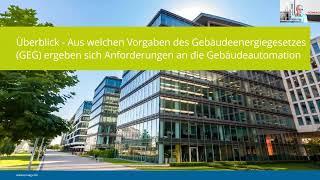 Technische Umsetzung der Anforderungen aus dem Gebäudeenergiegesetz an die Gebäudeautomation