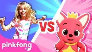 Baby Shark Dance Battle | Baby Shark Challenge | Lara's Adventures Channel vs Pinkfong! Remix